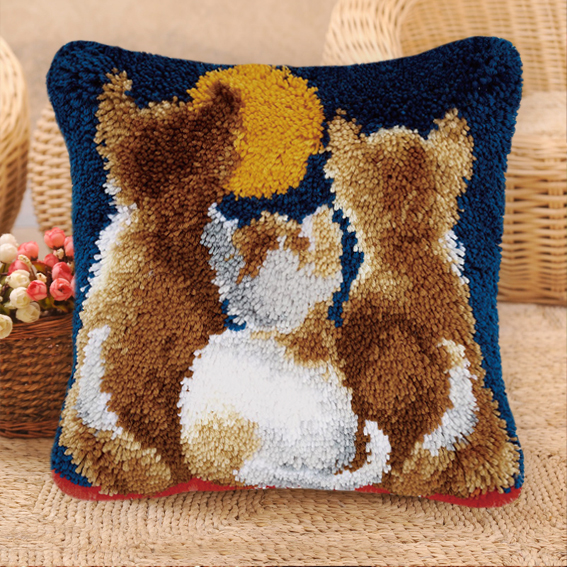 Cat Series Latch Hook Kit Mats – Embroidery Sheet recenzja i cena