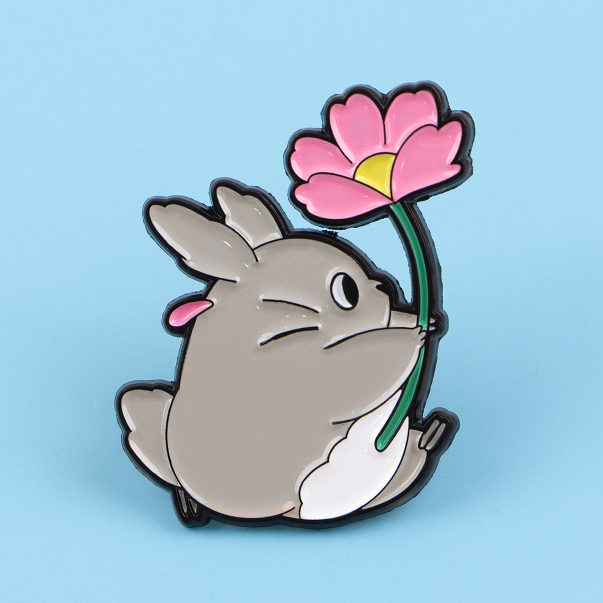 Cute Animal Enamel Pin Anime M – Embroidery Illustration recenzja i cena