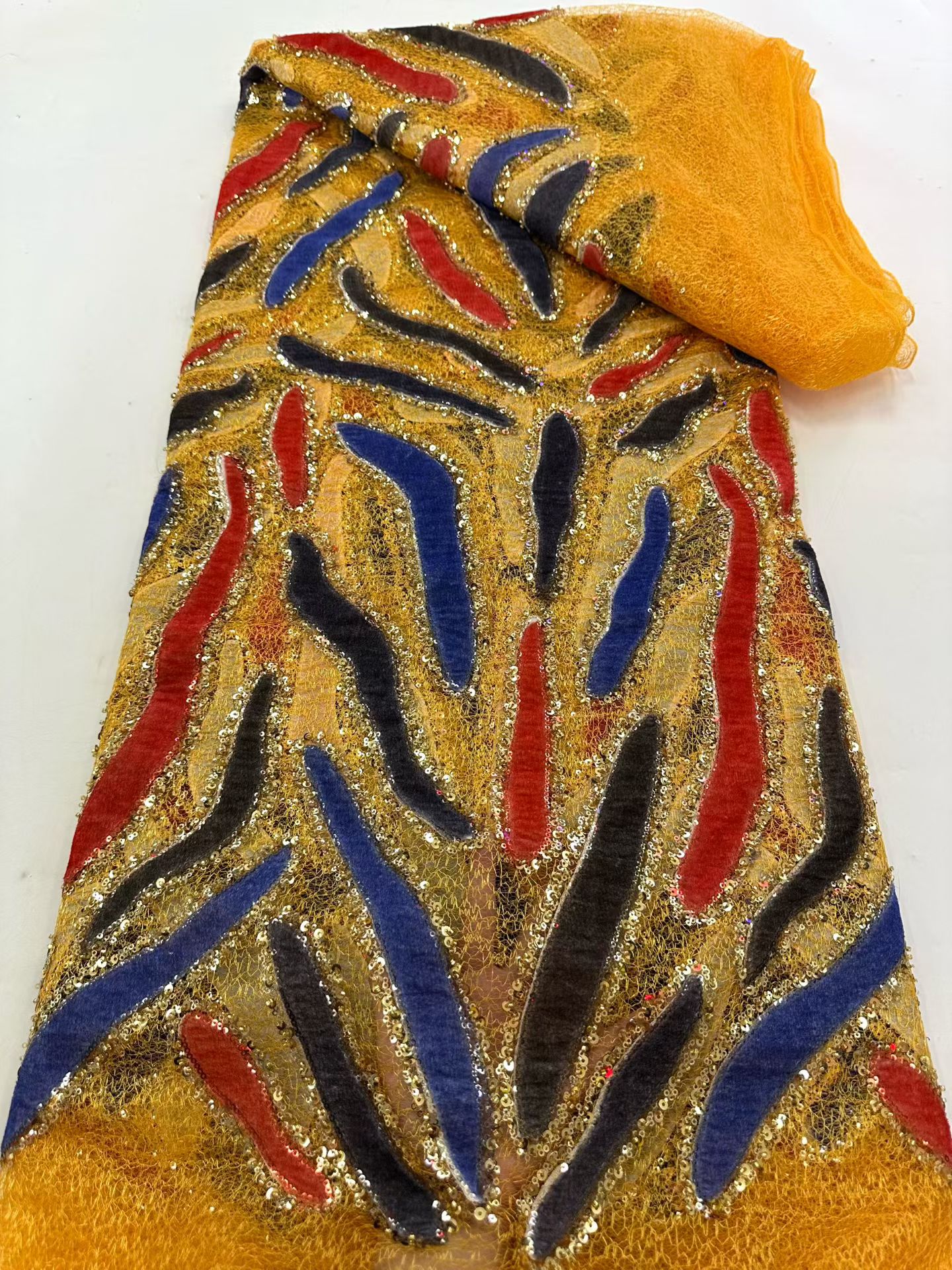 Latest African Sequins Lace Fa – Embroidery Gradient recenzja i cena