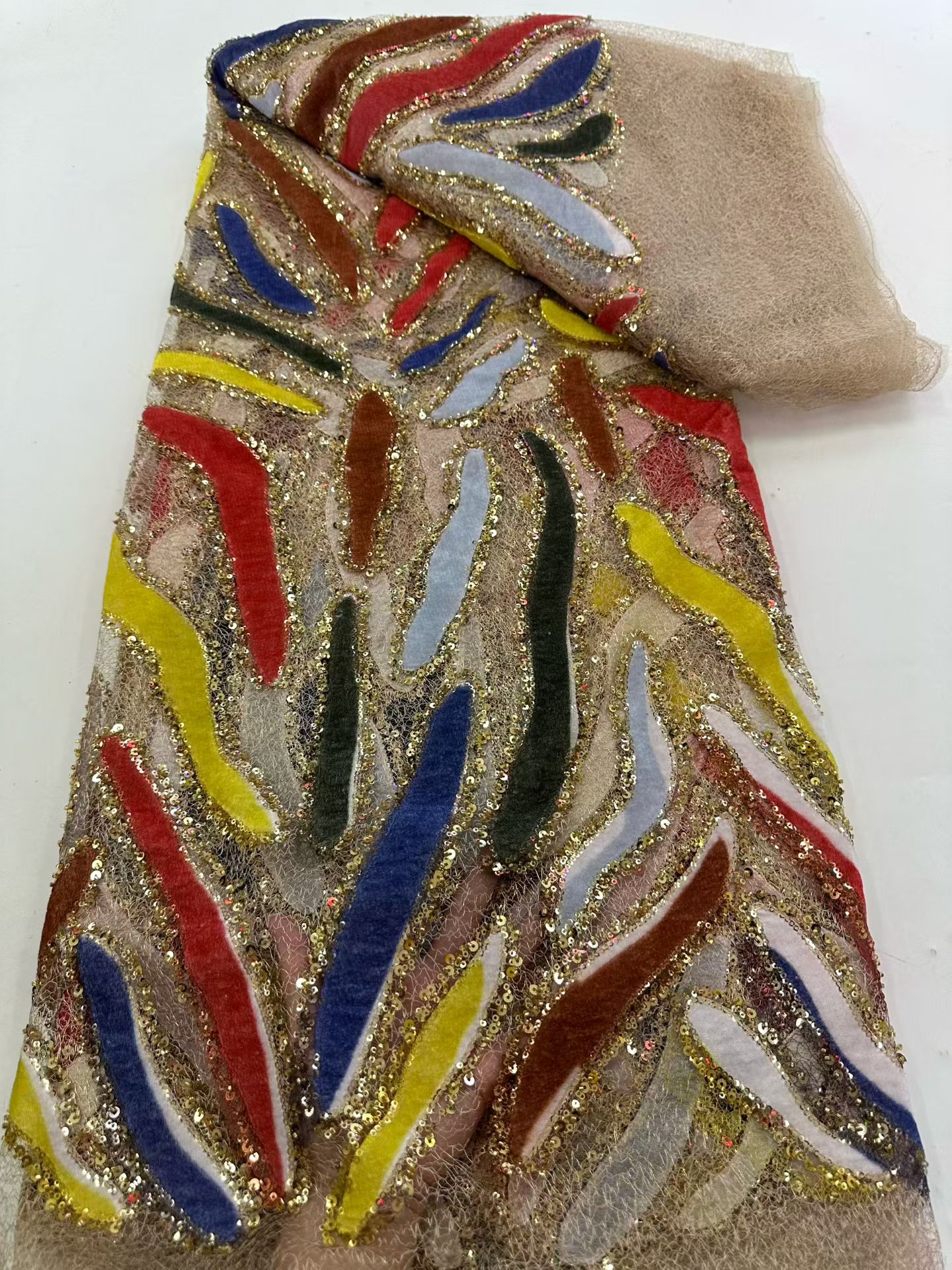 Latest African Sequins Lace Fa – Embroidery Gradient recenzja i cena