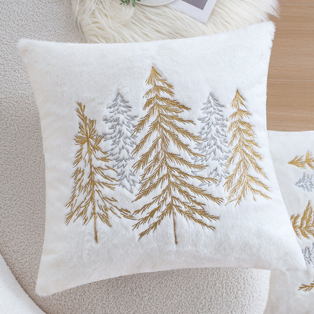Christmas Faux Rabbit Fur Pill – Embroidery Xmas Decorations recenzja i cena