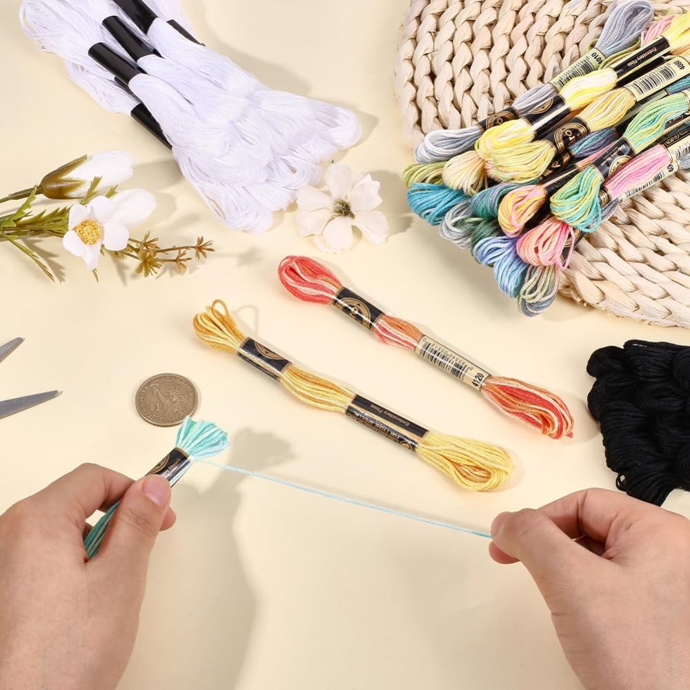 42 Skeins Polyester Embroidery – Embroidery Gradient recenzja i cena