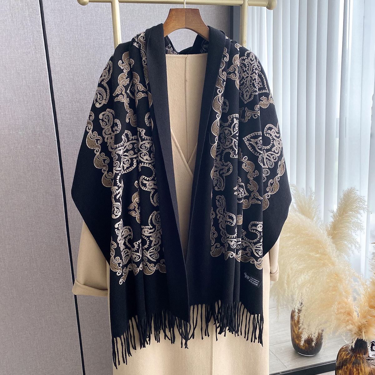 Luxury High Quality Embroidery – Embroidery Pashmina recenzja i cena
