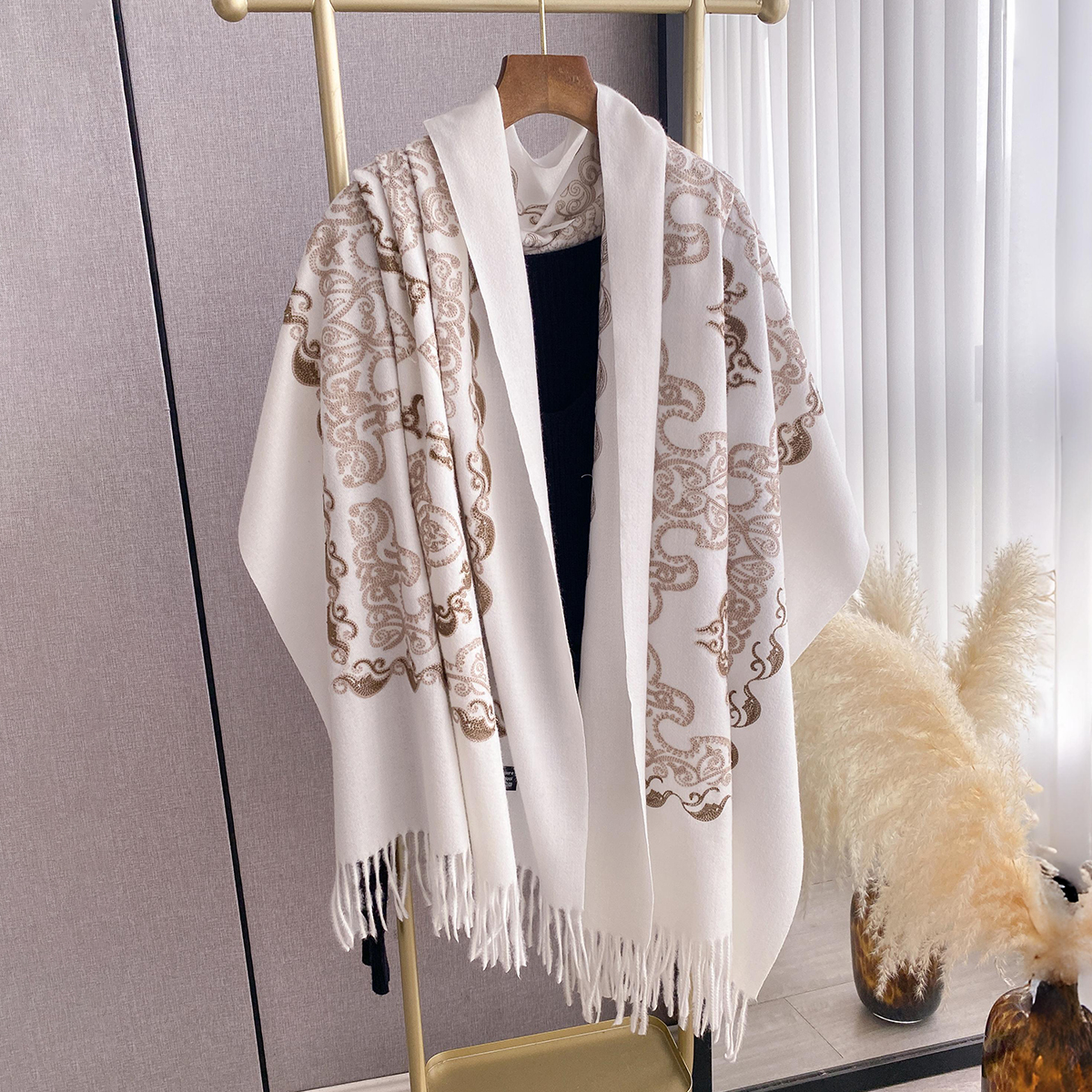 Luxury High Quality Embroidery – Embroidery Pashmina recenzja i cena
