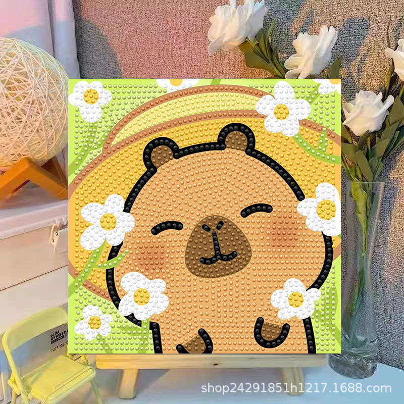 Cartoon Capibala Crystal Diamo – Embroidery Art recenzja i cena