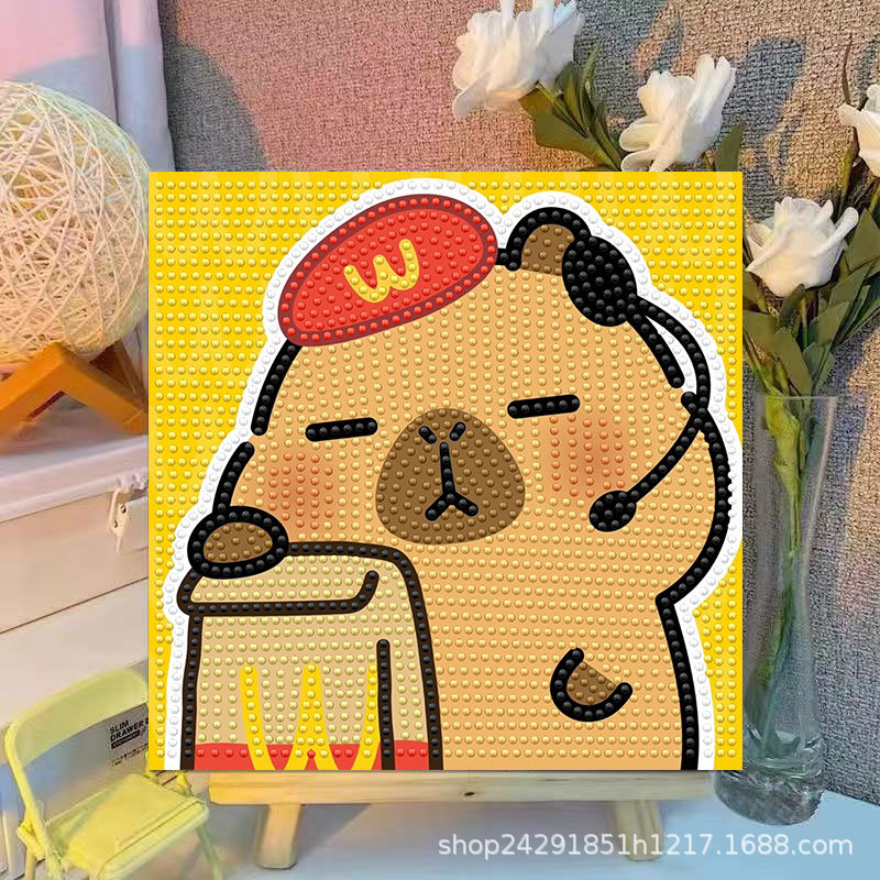 Cartoon Capibala Crystal Diamo – Embroidery Art recenzja i cena