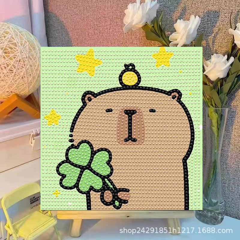Cartoon Capibala Crystal Diamo – Embroidery Art recenzja i cena
