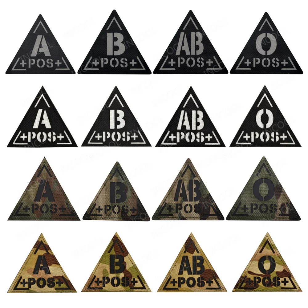 Blood Type Reflective Patches  – Embroidery Fonts recenzja i cena