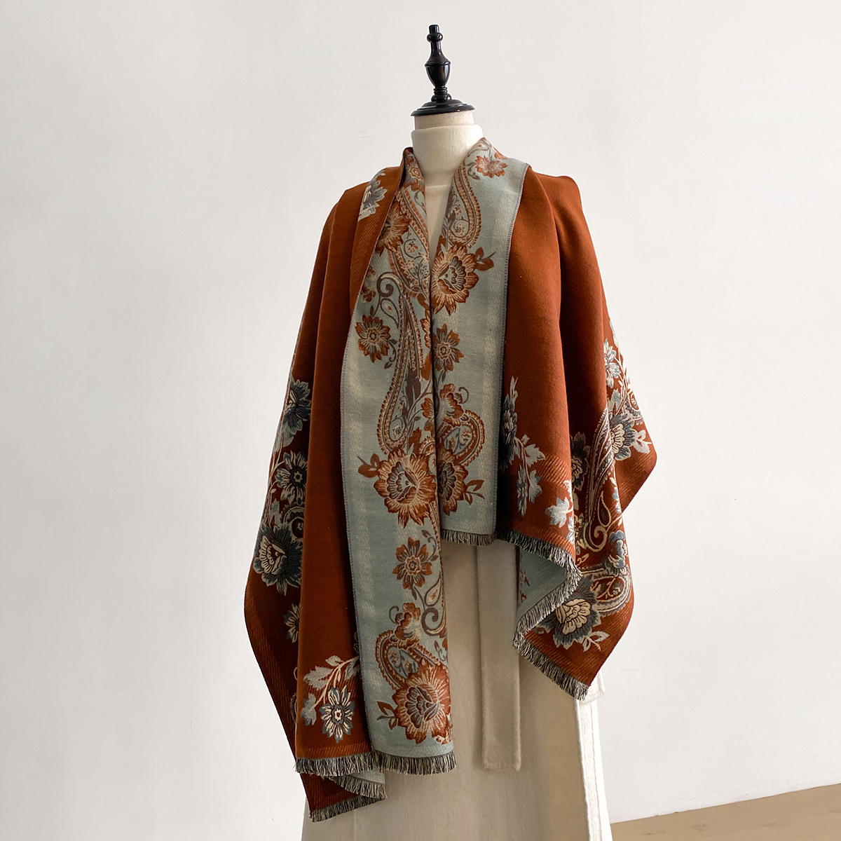 2025 Winter Luxury Imitation C – Embroidery Pashmina recenzja i cena