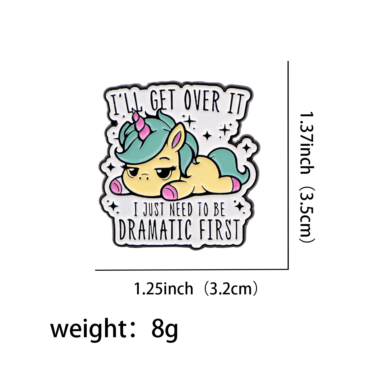 Funny Animal Badge Cartoon Fro – Embroidery Unicorn recenzja i cena