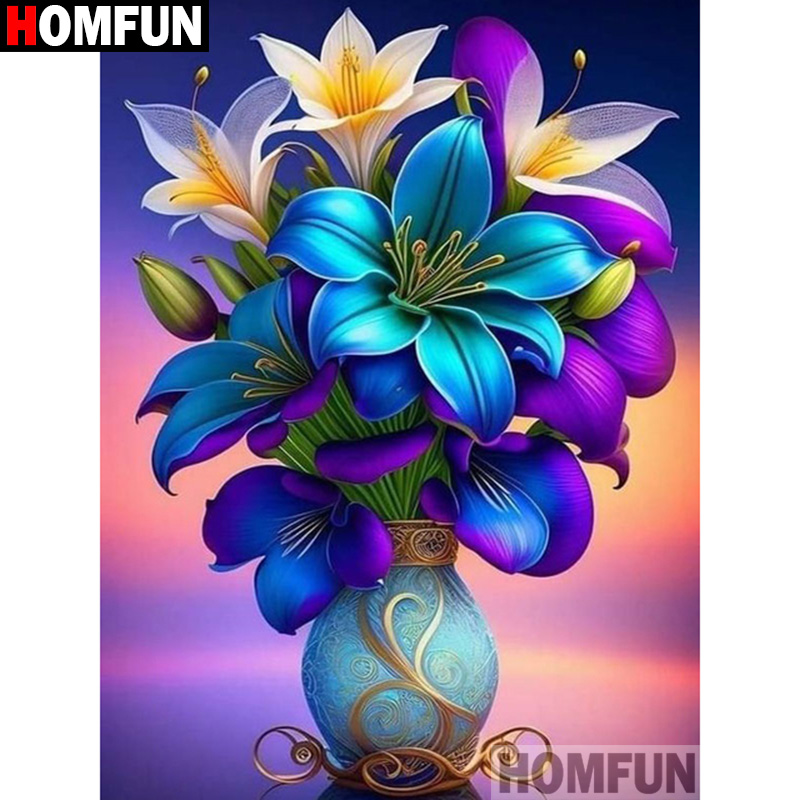 HOMFUN  Diamond Painting Cross – Embroidery Roll Pattern recenzja i cena