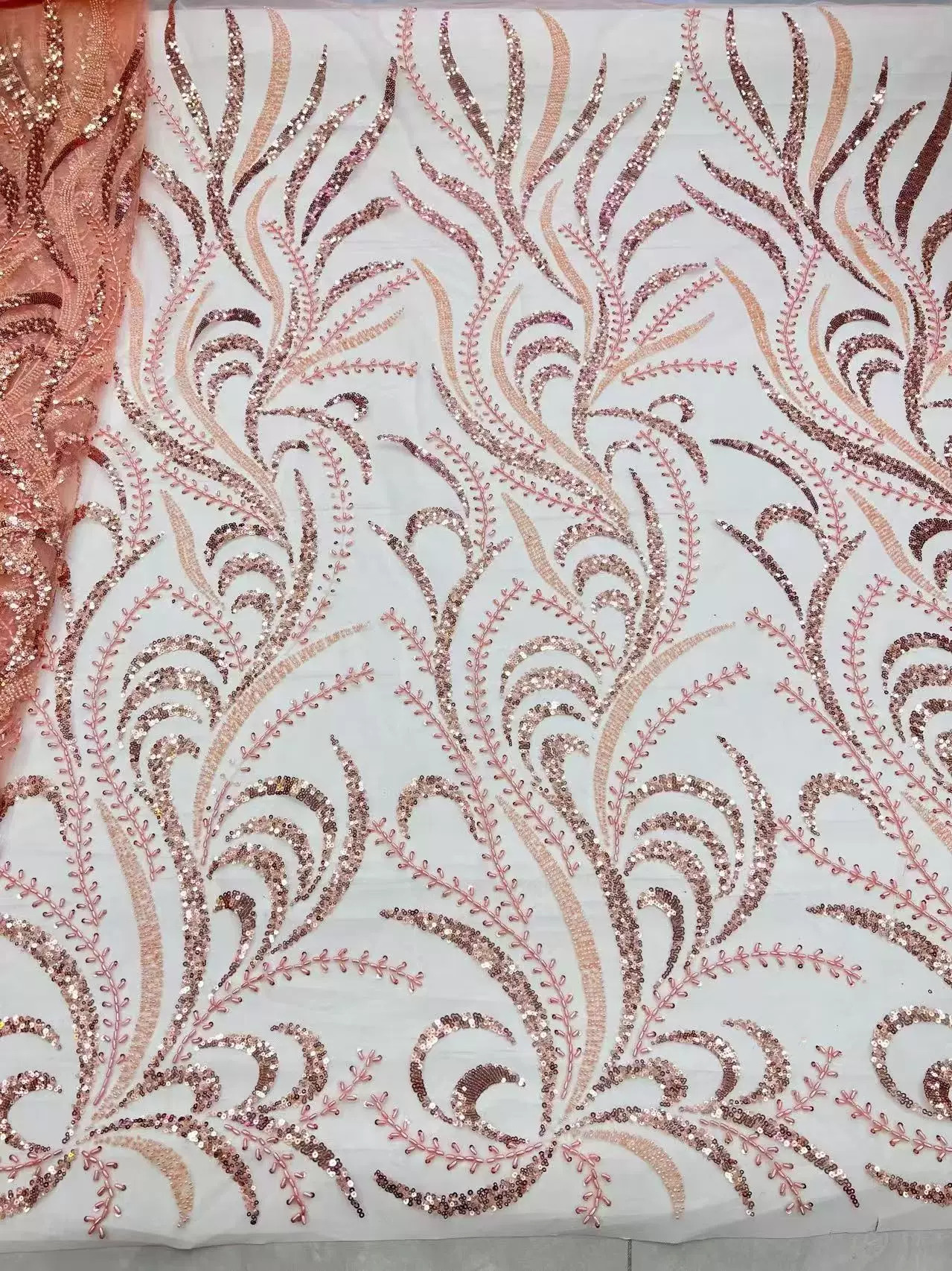 5yard soft lace fabric Pearl t – Embroidery Wedding recenzja i cena
