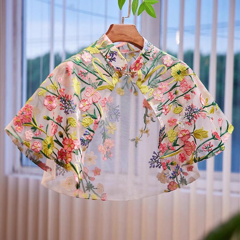 Women's Spring Summer Floral E – Embroidery Pashmina recenzja i cena