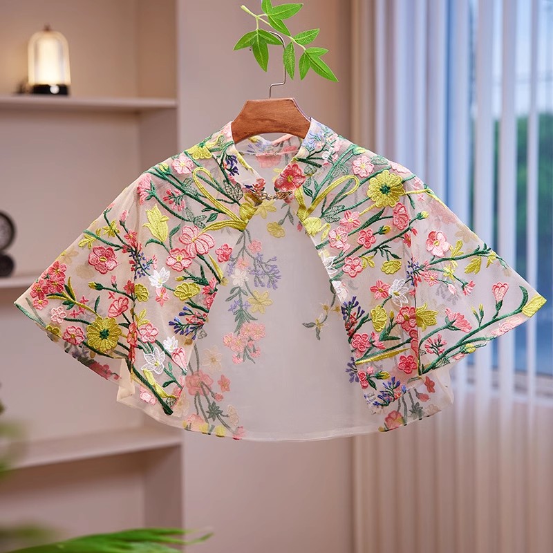 Women's Spring Summer Floral E – Embroidery Pashmina recenzja i cena
