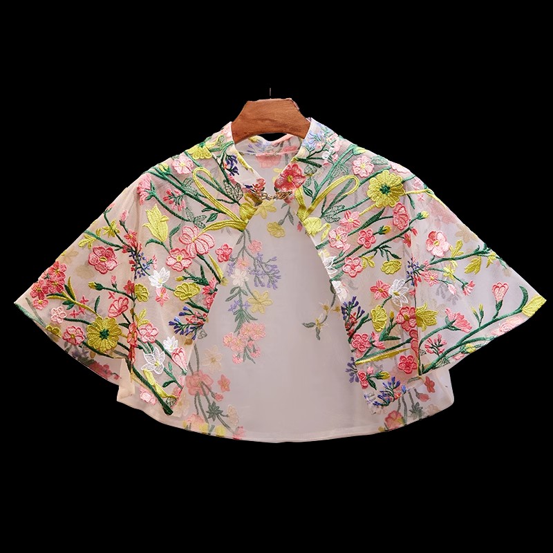 Women's Spring Summer Floral E – Embroidery Pashmina recenzja i cena