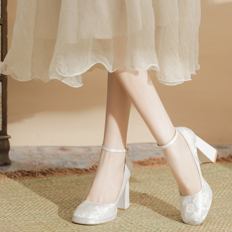 Women's White Embroidery Ankle – Embroidery Wedding recenzja i cena
