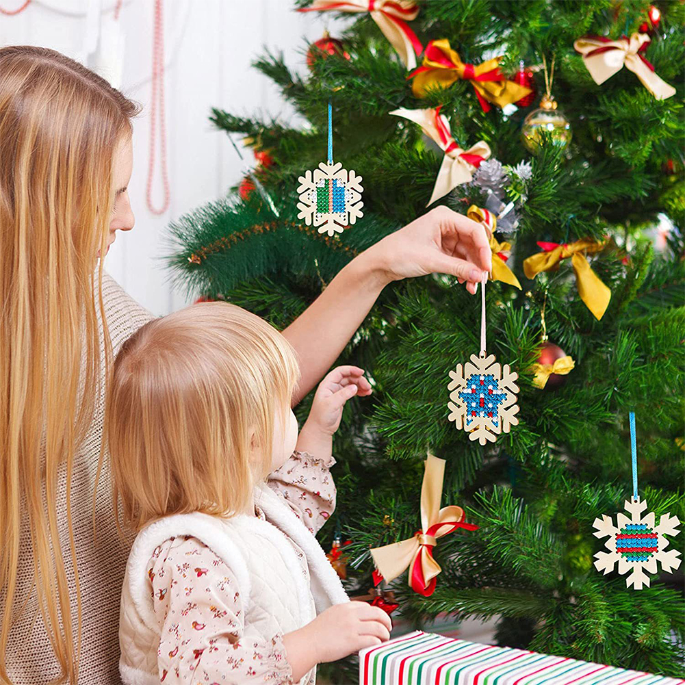 Cross Stitch Hanging Pendant G – Embroidery Xmas Decorations recenzja i cena